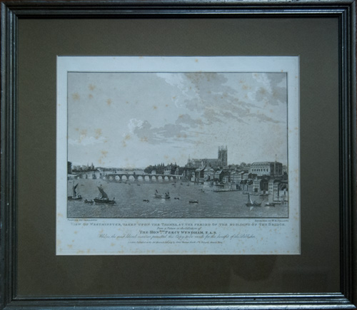 View of part of Westminster, taken from the Reservoir in the Green Park